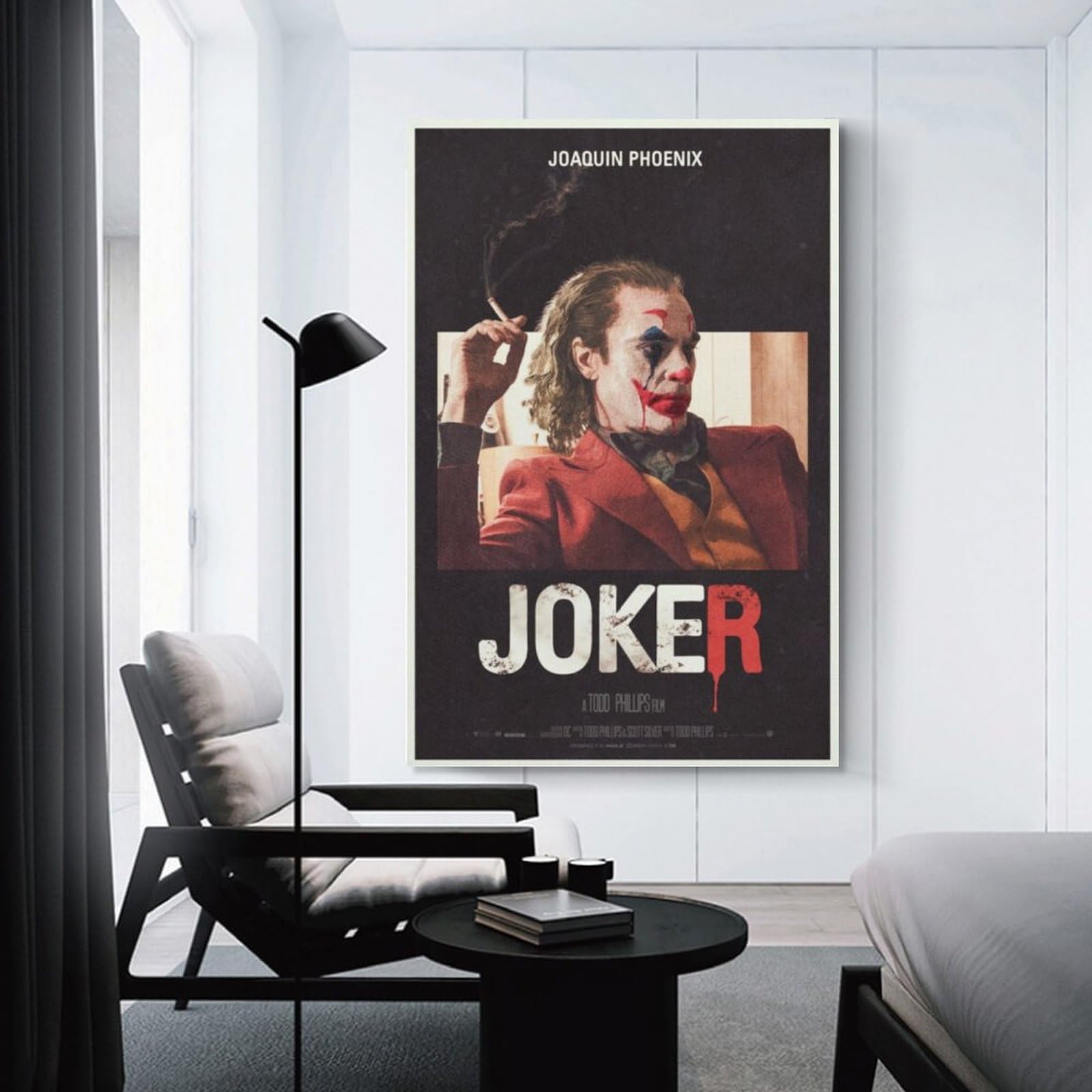 【額縁付き】 映画 Joker（ジョーカー） A2 ポスター オシャレ部屋 Amazon.co.jp: 映画 JOKER ジョーカー ポスター プリント キャンバス